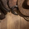 boots and hat in Western style
